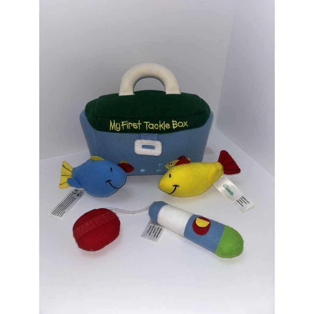 Baby Gund My First Tackle Box 4 Piece‎ Plush Playset for Infants and Toddlers